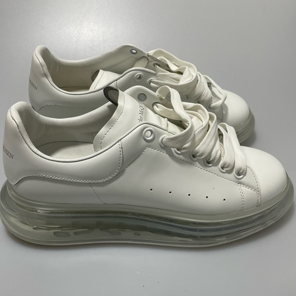 Alexander McQueen Transparent Sole Oversized Sneakers Mens EU 42/ US 9 $750. - Picture 3 of 16
